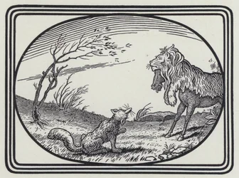 獅子の皮を被った驢馬（エングレービング