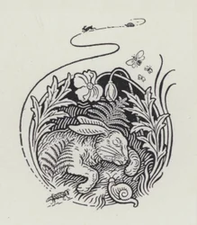 うさぎとかめ」（エングレービング