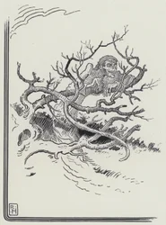 The Man And Death（男と死）」（エングレービング