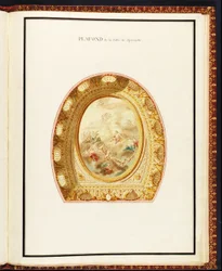 リチャード・ミケ（1728-94）によるプチトリアノン宮殿からの講堂の天井