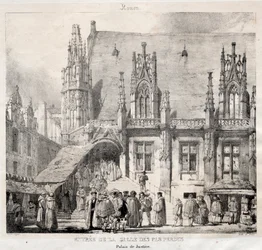 ルーアン: Salle des Pas Perdus、パレス オブ ジャスティスへの入り口