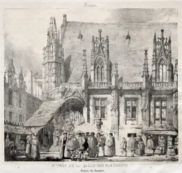 ルーアン：Salle des Pas Perdus、Palais duJusticeへの入り口