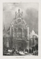 絵のようにロマンチックな古代フランスの旅、フランシュコンテ、1825年。