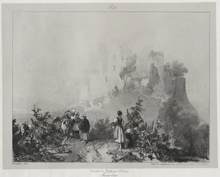 古代フランスの絵のようにロマンチックな旅、フランシュ コンテ: アルレー城の遺跡