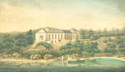 ヘンリエッタヴィラ、ポイントパイパー、ジョンパイパー船長の家、1820年（WC）