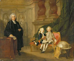 プリンス ジョージ (1738-1820) とプリンス エドワード オーガスタス (1739-67) フレデリックの息子 (1707-51)
