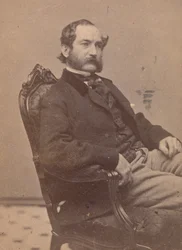 ジェームズ・サイダム、1860年代。