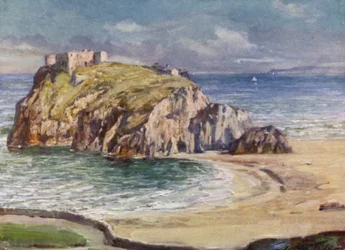 テンビーのセント・キャサリンズ・ロック（カラーリトグラフ