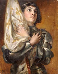 ジャンヌ・ダルク - 油彩・キャンバス ヒリングフォード、ロバート・アレクサンデ（1828-1904）個人蔵 ©Fine Art Images/Leemage