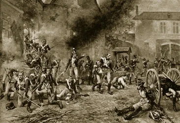 1815年6月18日、ウーグモンの防衛