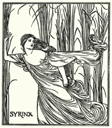 ジョン・キーツの詩のイラスト（リトグラフ