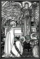 祭壇の本のイラスト、1892年、1897年