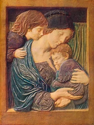 母と子、c1900