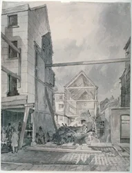 チック・レーン、ロンドン市、1825年