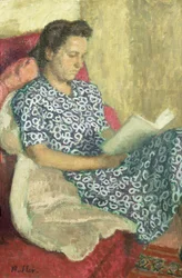 読書する女性の肖像