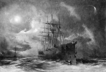 失われたケーブルの取り合い、約。 1866年。