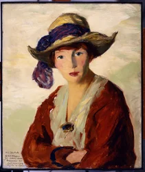 ロバート・ヘンリ夫人の肖像、1914年