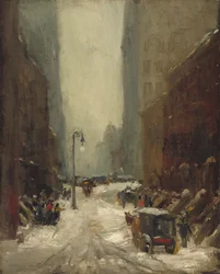 ニューヨークの雪、1902