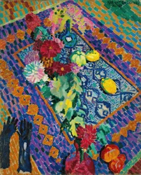 手袋のある静物、1906-1907。