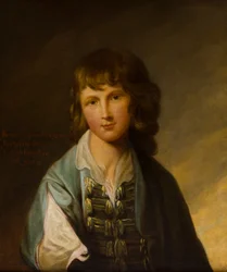 少年時代のヘンリー・シンプソン・ブリッジマン（1757-1782）の肖像、1767-77年頃（キャンバスに油彩）