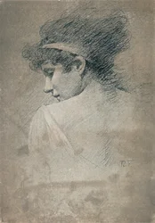 女性研究、c1895、1897