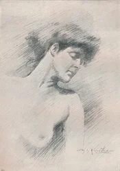 女性研究、c1895、1897