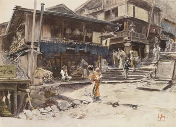 伊香尾の街I、1890