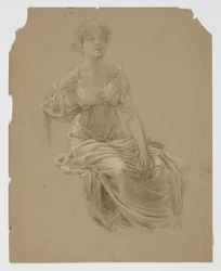 Study for woman, “Vintage Festival”, Mendelssohn Glee Club, ニューヨーク, NY