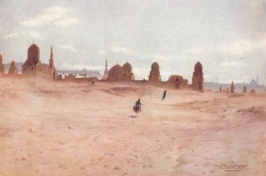 ハリフの墓での挨りだらけの日、c1880、1904