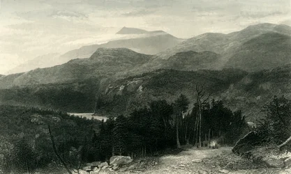 「スモーキー山脈、ノースカロライナ」、1872 年。