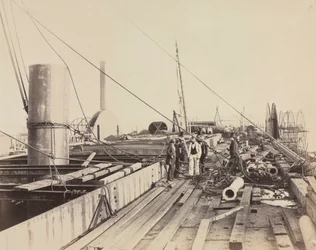大東のデッキシーン、1857年。