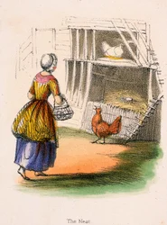 「巣」、c1845