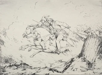 Polyautography の標本: Cavalry Charge