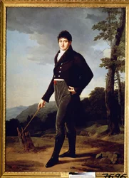 アンドレイ・ベズボロドコ伯爵の肖像画。 ロベール・ルフェーブル（1756-1830）の絵画