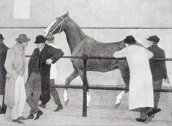 馬屋（ウォードのリポジトリNo.1）1919（リトグラフ）