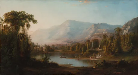 カシミールのベール、1867年。