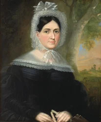 サラ・ソマー・シムズ、1838年。