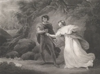 Pisanio and Imogen Shakespeare, Cymbeline, Act 3, Scene 4..., 初版は 1801 年、再版は 1852 年です。