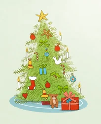 クリスマスツリー、2020年（デジタル）