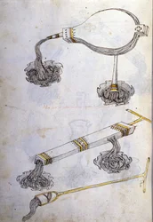 技術者ロベルト・ヴァルトゥーリオ（1405-1483？）の「De re Militari」からの図版。