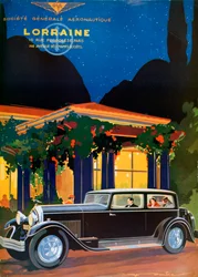 ポスター、ロレーヌ、Societe Generale Aeronautique、1928 年