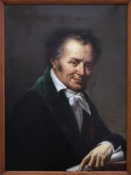 ドミニク ヴィヴァン ドノン (1747-1825) の肖像画。 Roland Lefevre（1755-1830）による絵画、キャンバスに油彩