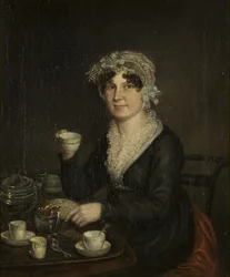 エレン・シャープルズ夫人の肖像、1814年頃（キャンバスに油彩）