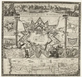 1672 年から 1673 年にかけてのフローニンゲンでのラーベンハウプトの勝利 ビクトリアン・ヴァン・シン・エクスクルーシブ。 Rabenhaupt, in Groningen and the Omlanden, int iaer 1672 and 73 (オブジェクトのタイトル)