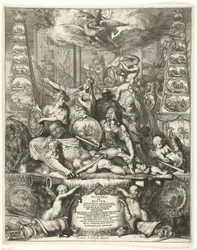 ミヒール・ド・ロイテルの死に関する寓話、1676年