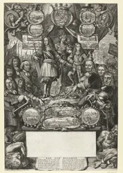 1673 年のウィリアム 3 世の勝利の寓話