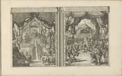 Abbesinië の中国の Rechtbank Chinese rechtbank / Tribunal des Chinois // Abyssinise Gerichts Handel / Justice des Abissins (オブジェクトのタイトル) 東西インド諸島とその他の場所 (シリーズ タイトル)