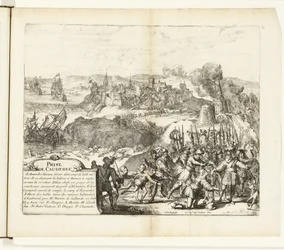 Verovering van Caudebec、1592 Caudebec のキャプチャ (オブジェクトのタイトル) フランダース戦争 (シリーズタイトル)