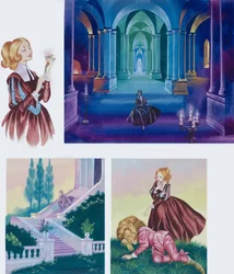 美女と野獣』の挿絵