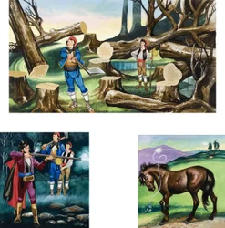 マイケルと屈強な男たち』の挿絵